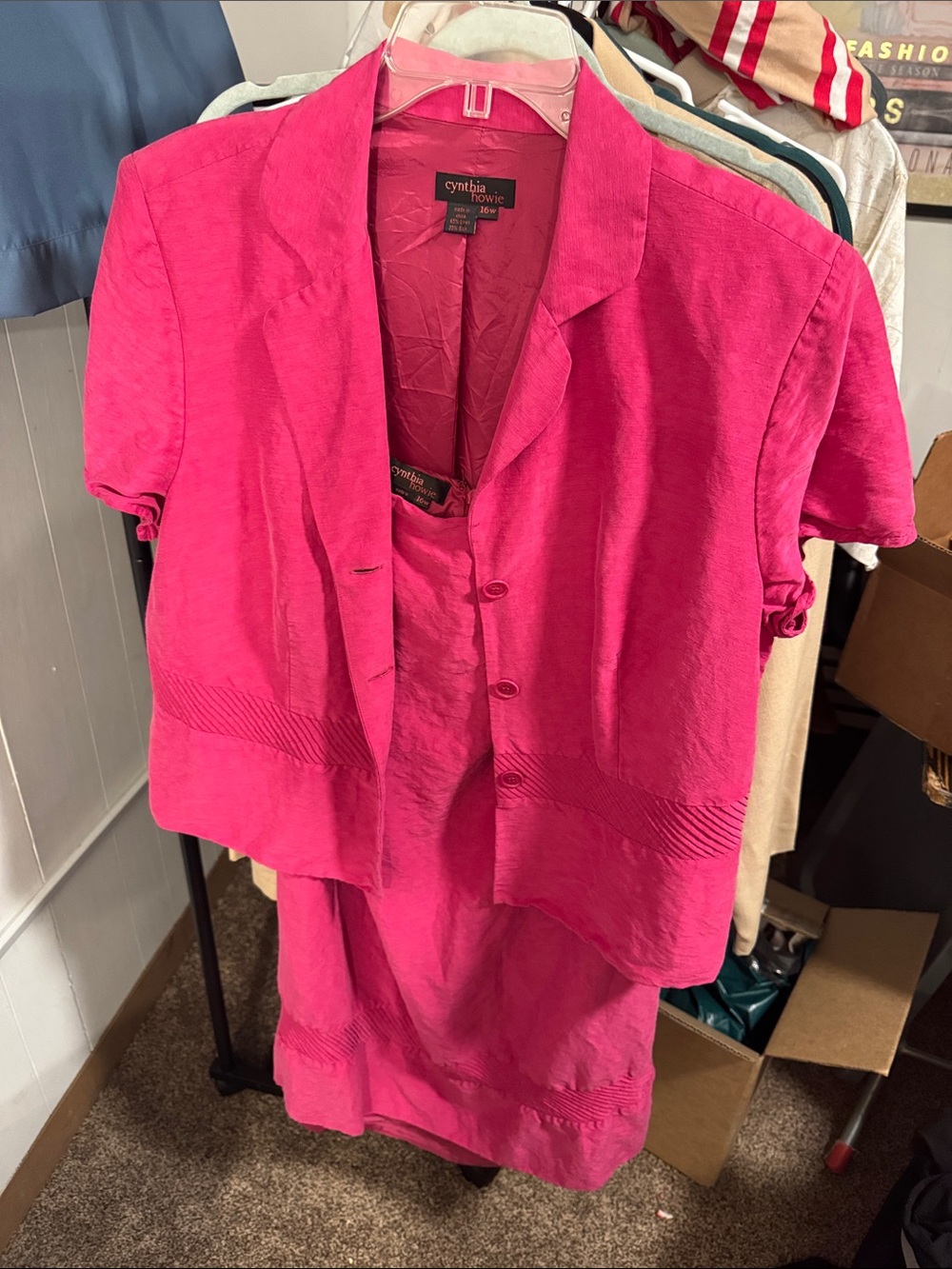Vintage Cynthia Howie skirt/jacket set